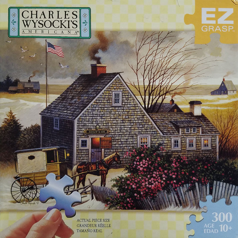Charles Wysocki Americana Jigsaw Puzzles Checklist Milton Bradley